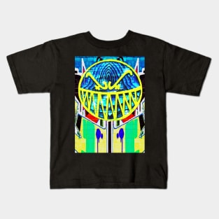 Graffiti Angry Robot By LowEndGraphics Kids T-Shirt